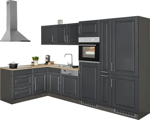 KOCHSTATION Winkelküche KS-Stockholm, 320/170 cm