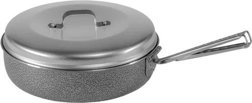 Trangia Gourmet Bratpfanne Non-stick mit Deckel - Outdoor-Bratpfanne mit Deckel, ideal für Camping und Reisen, sorgt für müheloses Braten ohne Ankleben.
