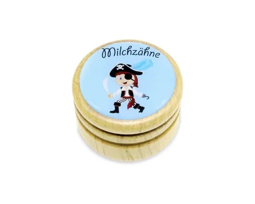 GICO Zahndose Milchzahndose Zahndose Milchzähne Holz 44 mm Pirat - 7010
