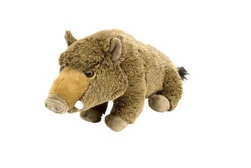 Wild Republic 12260 - Cuddlekins Wildschwein, 38 cm - Stofftier & Teddybär: Realistisches Wildschwein mit umweltfreundlicher Füllung aus recycelten Materialien, ideal für Kinder, um spielerisch die Tierwelt und Natur kennenzulernen.