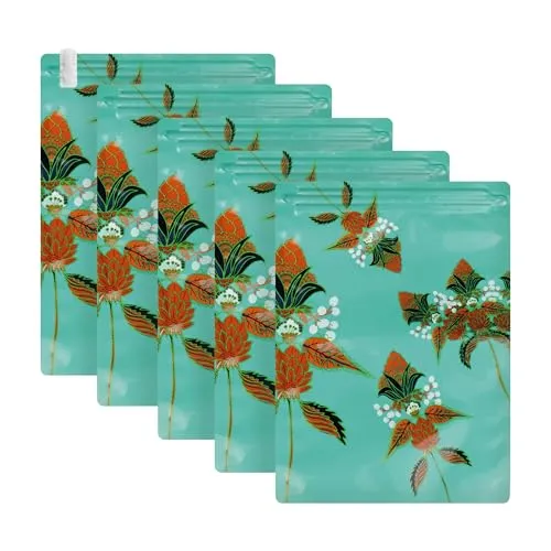 Noaks Bags, 5er-Pack, Wasserdichte Beutel, IPX8, Luft- und Geruchsdicht, Reise-Organizer, Packsack