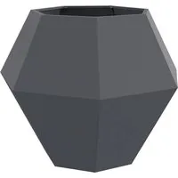 Produktbild vidaXL Pflanzkübel Anthrazit 100 x 100 x 80 cm aus Stahl
