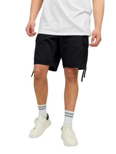 Jack & Jones Cargoshorts JPSTMARLEY JJCARGO - Herren-Shorts aus 100% Baumwolle, bequem und krempelbar für lässige Outfits im Sommer.