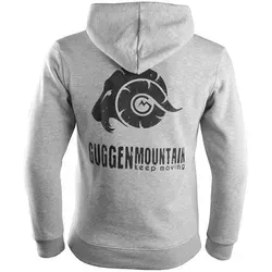 GUGGEN Mountain Hoodie Kapuzenpullover Hoodie Pullover mit Kapuze und Fleece HW02 grau XL