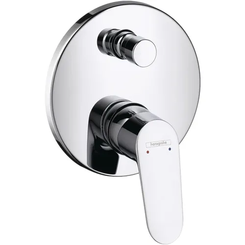 hansgrohe Focus Einhebel-Wannenmischer Unterputz - Armaturen mit einer maximalen Durchflussmenge von 25 l/min, temperaturbegrenzbar und mit Rückflussverhinderer für sicheren Wasserfluss.