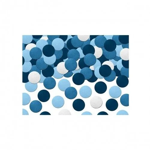 Konfetti blau/weiß, 5g