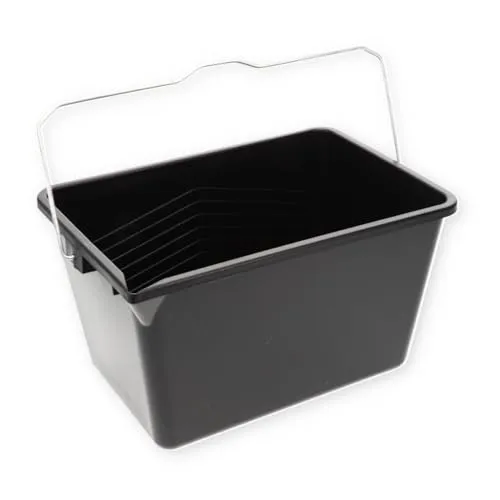 Farbeimer leer mit Ausgießer Skala Eckig Kunststoff Eimer Kübel Behälter 6 Liter 1 Stück