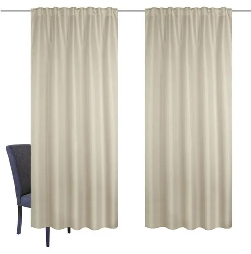 Schmidt Gard Vorhang 55515 JOHN Struktur-Verdunkelungsvorhang, 100% Polyester