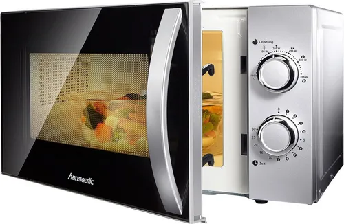 Hanseatic Mikrowelle 634711, 20 l mit Auftaufunktion