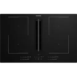 Grundig GIEH 834480 P, Schwarz, Integriert, 80 cm, Zonen-Induktionskochfeld, 4 Zone(n), 4 Zone(n) - Schwarz