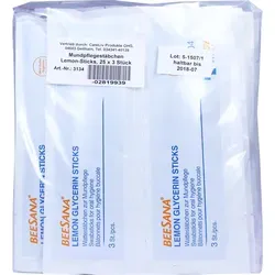 Mundpflegestäbchen Lemon-Sticks 75 ST - Arzneimittel, zuckerfreie Mundpflegestäbchen mit erfrischendem Lemon-Geschmack, ideal für Diabetiker und schützen vor Austrocknung.