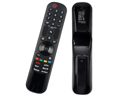 azurano Fernbedienung für LG Universal Magic Remote - Tastaturen für LG Fernseher, inklusive Voice Mouse-Funktion für einfache Sprachsteuerung und Navigation.