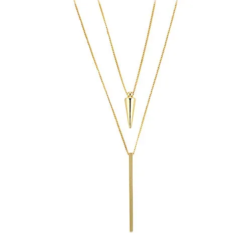 Heideman Halskette Duplo Damen - Elegante Layering Kette aus Edelstahl - Ketten für Damen: Hochwertiger, hypoallergener Edelstahl in Gold, Silber und Roségold, ideal für empfindliche Haut und perfekt zum Schichten für einen individuellen Look.