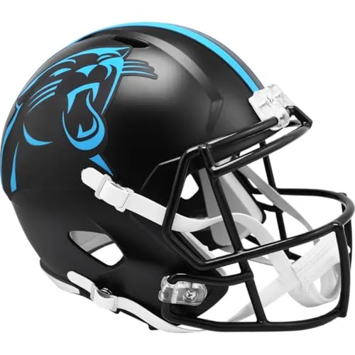 Riddell Speed Replica Helm 2022 - Carolina Panthers - Detailgetreuer Replica-Helm aus der On-Field Alternate Collection 2022, ideal für Sammler und Fans.
