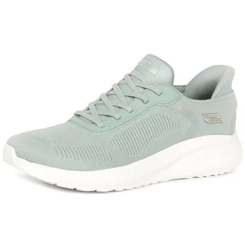 Skechers Damen Bobs Squad Chaos Current Muse Sneaker, graugrün, 40 EU - Damen-Sneaker mit veganem Design und Memory-Schaum für ultimativen Tragekomfort und einfache Handhabung.