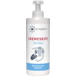 HEINRICH HAGNER GmbH & Co microderm Cremeseife mit Urea, Handseife dient der gründlichen Reinigung Ihrer Hände, 300 ml - Flasche 0861