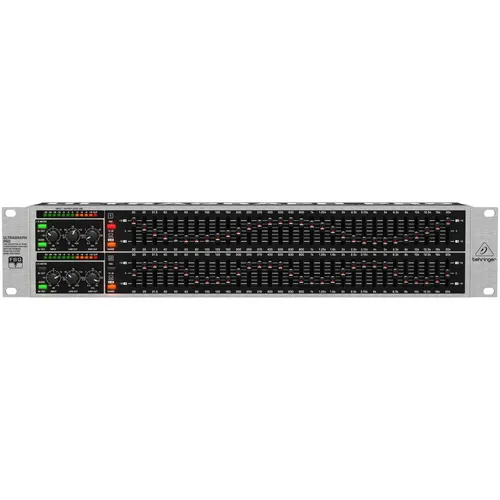 Behringer FBQ3102HD Ultragraph P B-Stock - Effektgerät, 2x31 Band Graphic-EQ mit FBQ Feedback-Erkennung und rauscharme Operationsverstärker, ideal für professionelle Audioanwendungen.