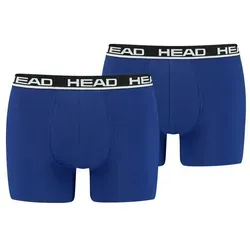 Head Boxer Basic (2-St) mit umlaufendem Markenschriftzug am Bund blau S