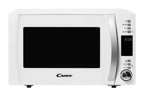 Candy COOKinApp CMXW22DW - Flache Solo-Mikrowelle 22L 800W in Weiß - Standmikrowelle mit über 40 automatischen Kochprogrammen und praktischer Simply-Fi App zur einfachen Zubereitung von Gerichten. Ideal für stressfreies Kochen in der Küche.