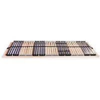 vidaXL 2X Lattenrost 90x200cm mit 42 Latten - Robuster Lattenrost aus Buchenholz mit 7 Komfortzonen für optimale Unterstützung und anpassbare Festigkeit dank verstellbarer Doppel-Bettlatten.