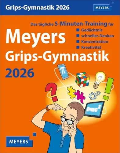 Meyers Grips-Gymnastik Tagesabreißkalender 2026 von Harenberg