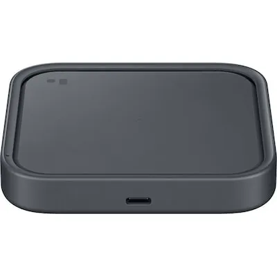 Samsung Wireless Charger Pad EP-P2400 Dark Gray - Schnelles induktives Laden bis zu 15 Watt, ideal für effizientes Aufladen deiner Geräte