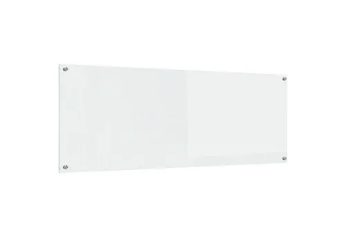 vidaXL Einscheibensicherheitsglas Küchenrückwand 110x40 cm in weiß von vidaXL