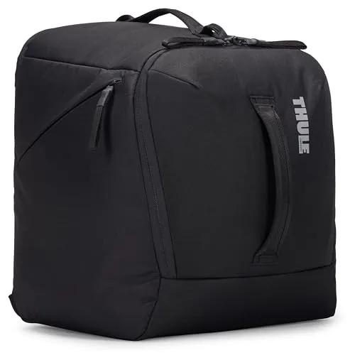 Thule RoundTrip Boot Bag 35L - Schwarz - Sporttasche für Ski- und Snowboardstiefel, bietet trockene Füße und geschützte Helmaufbewahrung, ideal für Reisen und Bergtouren.