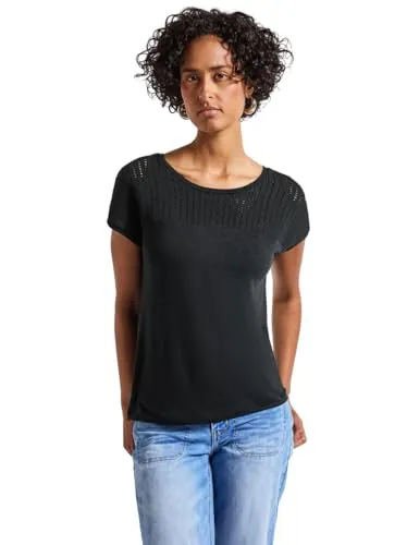 Damen Shirt mit Spitzendetails