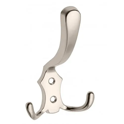 Unbekannt Kleiderhaken Matelhaken Huthaken aus Metall Edelstahl Optik