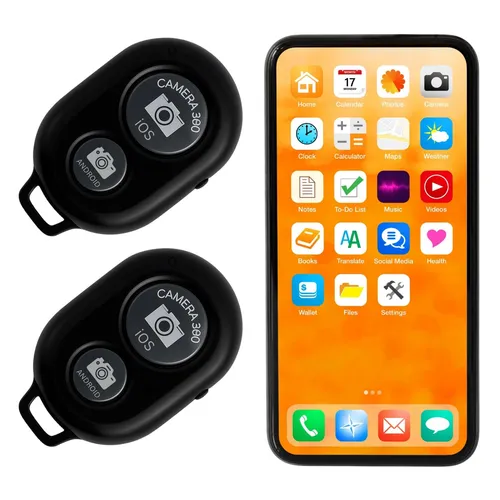 Selbstauslöser Fernbedienung für Redmi Note 15, 14, 13 Pro - Zubehörpaket: Kabelloser, wiederverwendbarer Auslöser für perfekte Selfies, kompatibel mit vielen Marken und ideal für kreative Fotografie.