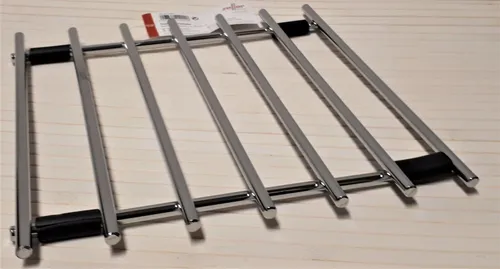 Zeller Topfuntersetzer Untersetzer Metall verchromt silber 25 cm x 25 cm 24901