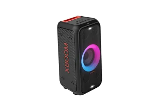 LG XBOOM XL5S - Rollbares 2-Wege-Soundsystem mit 200 Watt, beeindruckende Karaoke- und DJ-Funktionen für unvergessliche Partys