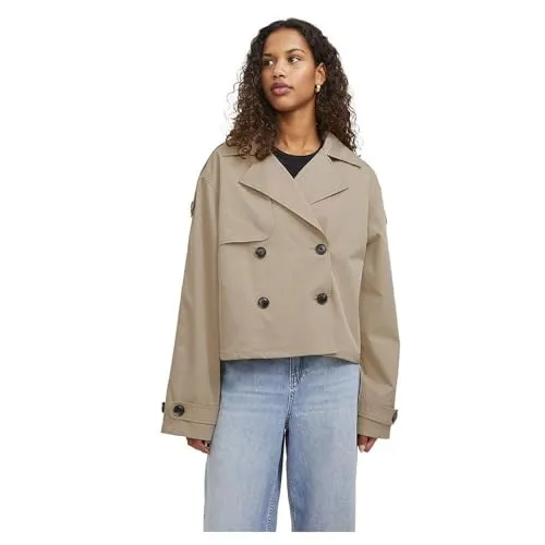 JJXX Jxcarlie Short Trenchcoat OTW Sn - Damen Trenchcoat von JACK&JONES, stylisch und vielseitig, perfekt für jede Jahreszeit und Gelegenheit.