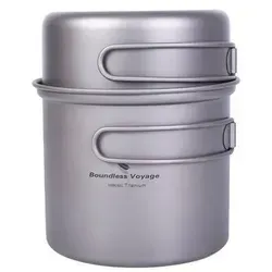iBasingo Titan Topf Set 1000ml+500ml Ti2038C ultraleicht