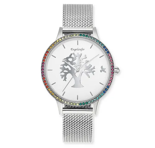 Engelsrufer Damen-Uhren Analog Quarz One Size 87928934 - Armbanduhren für Damen, elegante Edelstahl-Damenuhr mit 34 mm Gehäusedurchmesser, ideal als Geschenk und passend für jeden Anlass.