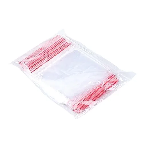 Office Products Zip Beutel Druckverschluss 10 x 10 cm / 100 Stück (1er Pack)/ Transparent Glasklar/Druckverschlussbeutel Zip Set/Zipper-Beutel/Polybeutel/aus Fester LDPE-Folie Lebensmittelecht