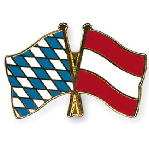 Freundschaftspin Bayern-Oesterreich von Everflag