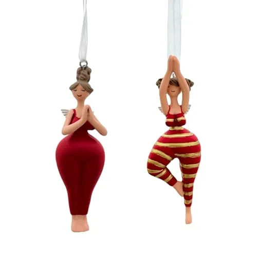 Gall&Zick Dekohänger Yoga Engel in rot von Gall&Zick