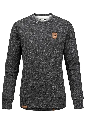 REPUBLIX Damen Kapuzenpullover Sweatjacke Pullover Hoodie Sweatshirt RD-013 Schwarz M