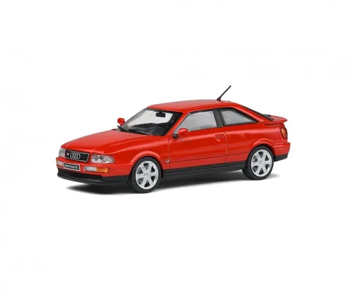 Solido Audi S2 Coupe Modellauto 1:43 – Lazer Red - Modellauto im Maßstab 1:43, detailgetreu und ideal für Sammler oder als Geschenk für Audi-Fans. Aus hochwertigem Die-Cast-Material gefertigt.