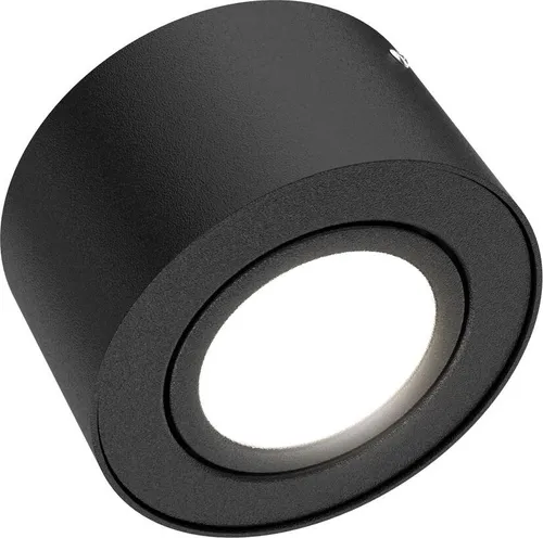 Briloner LED Aufbauleuchte 5 W - Schwenkbare Deckenlampe Ø9cm - Deckenleuchte mit schwenkbarem Reflektor für individuelle Lichtsteuerung, energieeffizient mit 5 W und 470 Lumen, ideal für Wohnzimmer oder Schlafzimmer.