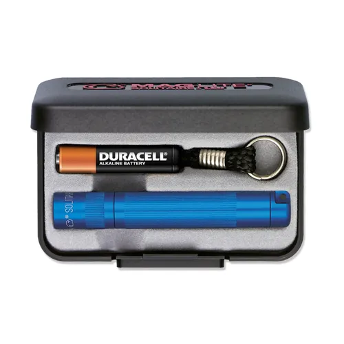 MAGLITE® Solitaire XENON Schlüsselanhänger Taschenlampe - Taschenlampen mit verstellbarem Fokus, spritzwassergeschützt und ideal für unterwegs. Inklusive Batterien, Leuchtreichweite von 20 m und Brenndauer von bis zu 3 Stunden.