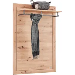 Xora Garderobenpaneel, Eiche, Holzwerkstoff, 82x115x30 cm, Aufhängemöglichkeit, Hutablage, Kleiderstange, Garderobe, Garderobenpaneele, Garderobenpaneele