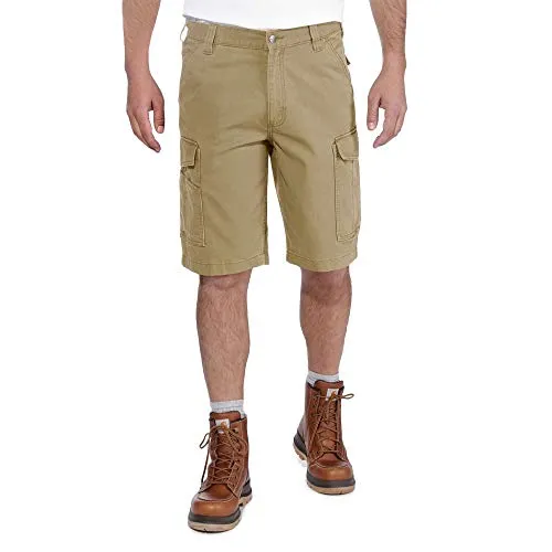 Carhartt Rigby Rugged Cargo Short - Beige Shorts Gr 42 - Herren-Shorts aus robustem Material, perfekt für Freizeit und Reisen. Mit Stretchanteil für optimale Bewegungsfreiheit und Komfort.