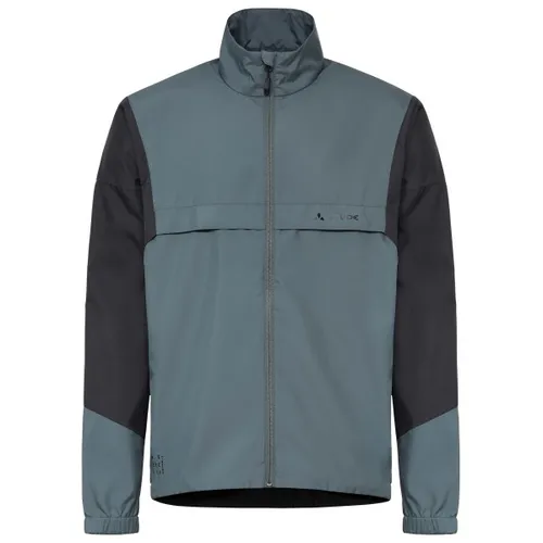 Vaude Loamer Air Jacket II - Graue Fahrradjacke in Größe XL - Winddichte und atmungsaktive Fahrradjacke mit reflektierenden Details. Ideal für Gravelbike, Mountainbike und Rennrad. Hergestellt aus 100% recyceltem Polyester für nachhaltigen Einsatz.