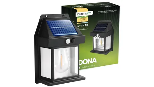 Wandleuchten, Wandbeleuchtung Schwarz von Lumiled