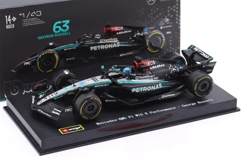 George Russell Mercedes-AMG F1 W15 E #63 British GP Formel 1 2024 1:43 Bburago