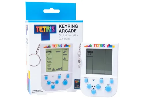 Fizz Creations Tetris Mini Retro Handheld Schlüsselanhänger - Kompakter Tetris Mini Retro Handheld Schlüsselanhänger für nostalgischen Spielspaß unterwegs. Ideal für alle Retro-Fans und perfekt als Geschenk!