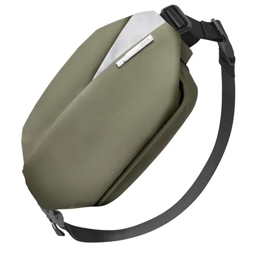 Inateck Kompakt Bauchtasche 4L - Stylische Sling Bag für Herren und Damen, wasserdicht und ideal für Reisen und Outdoor-Aktivitäten
